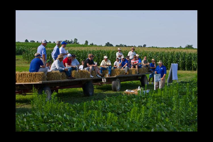 A past field day at the UK research farm in Princeton.