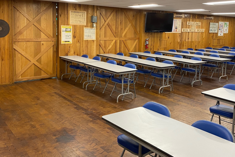 The Robinson Center has a new classroom for educational opportunities. 