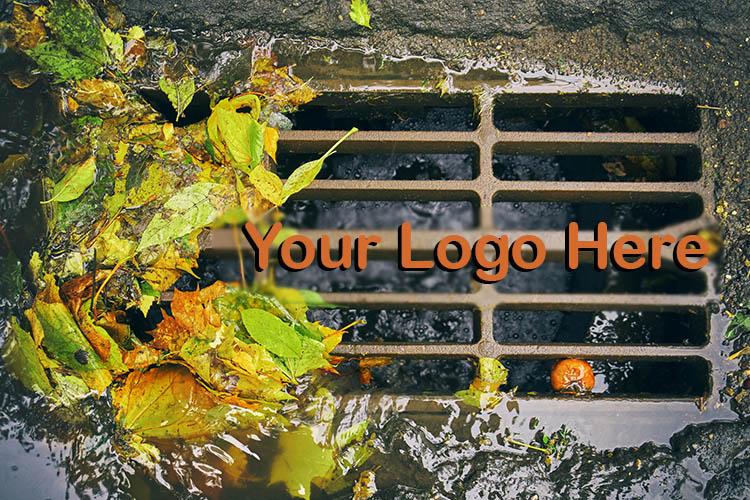 Stormwater Drain with Your Logo Here