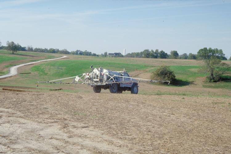 The University of Kentucky Cooperative Extension Service is helping private pesticide applicators get the training they need so they can purchase pesticides and farm during the upcoming growing season. Photo by Ric Bessin, UK entomologist.