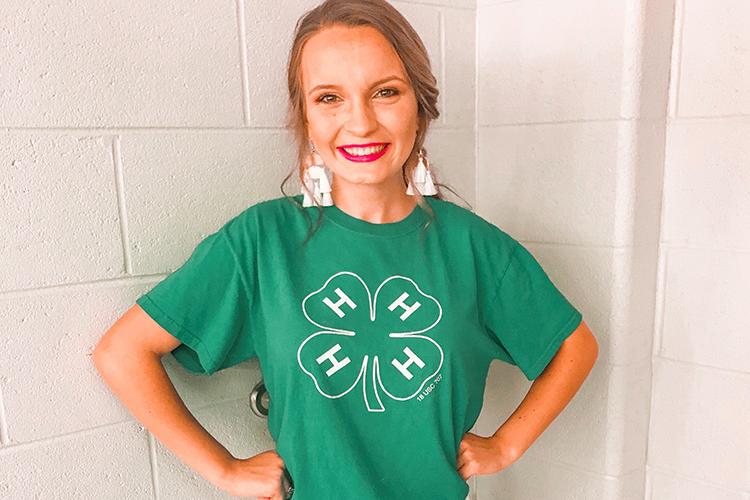 Mary Kate Miller, an agricultural and medical biotechnology major from Henderson, developed a passion for serving Kentucky's agriculture community while a 4-H'er. Photo submitted.