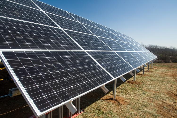 Solar panel in Eastern Kentucky
