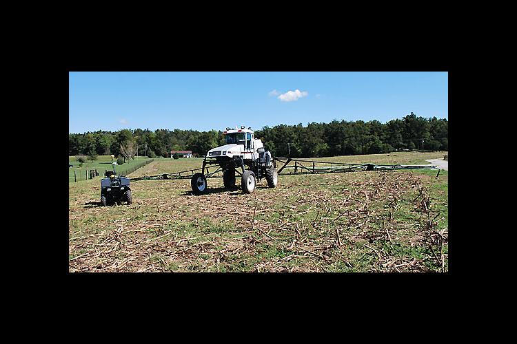 Two of the new equipment upgrades include a new sprayer and a precision agriculture upgrade on an all-terrain vehicle. 