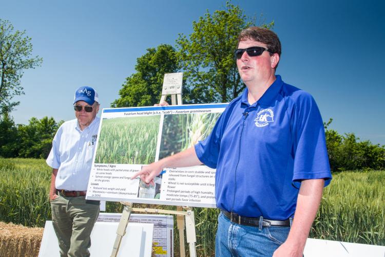 UK specialists help producers learn about the latest research and trends in wheat production.