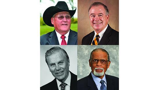 2017 inductees include clockwise from top left: Charles Boyd, Brady Deaton, Rupert Seals and Harold Love. 
