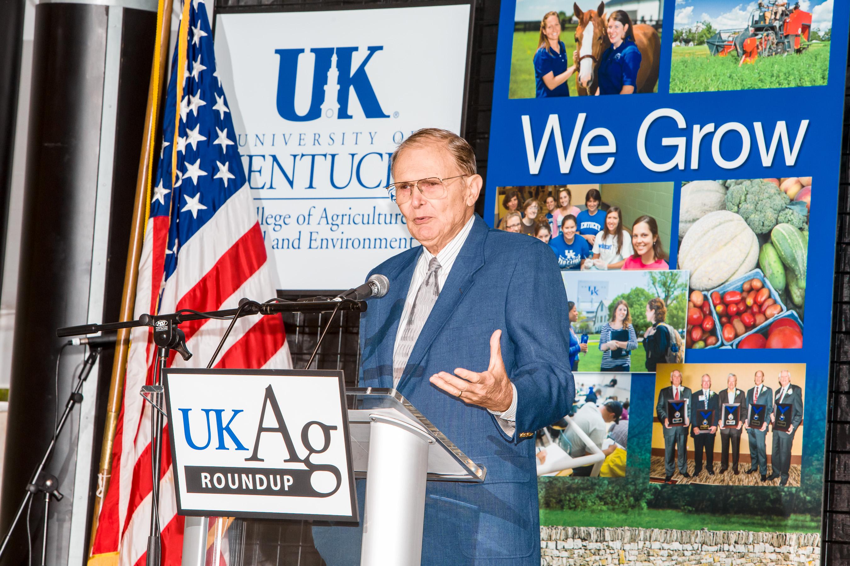  C. Oran Little, retired dean of the University of Kentucky College of Agriculture, Food and Environment
