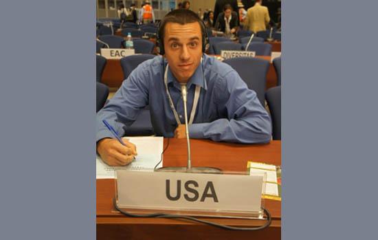 Patrick Johnson as a delegate to UN Convention on Biological Diversity 