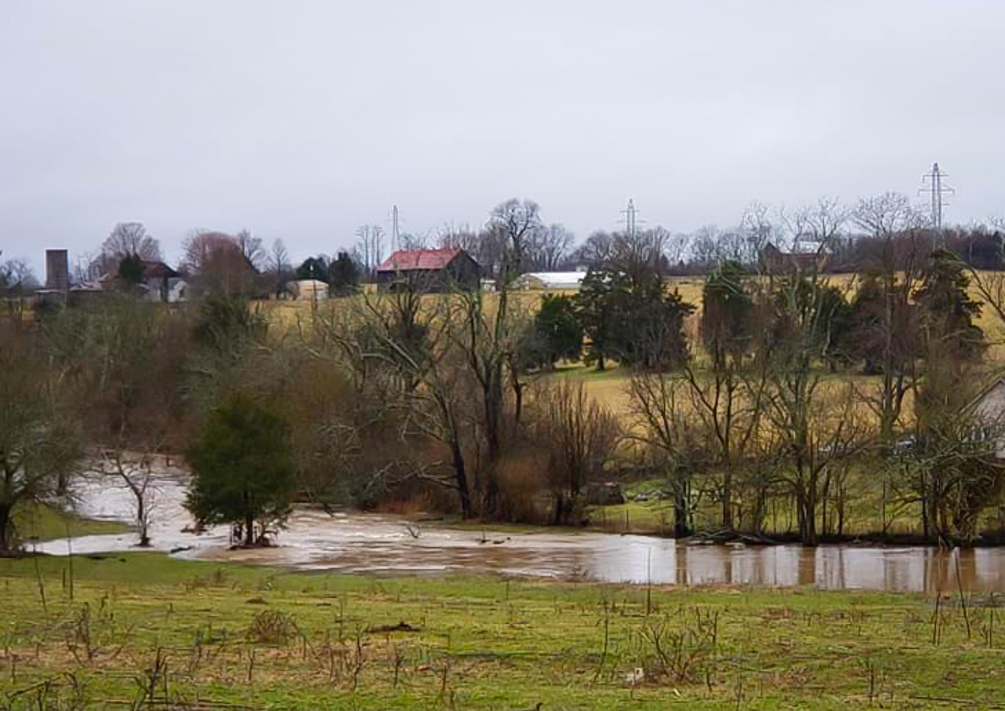 February rains flooding Kentucky pastures