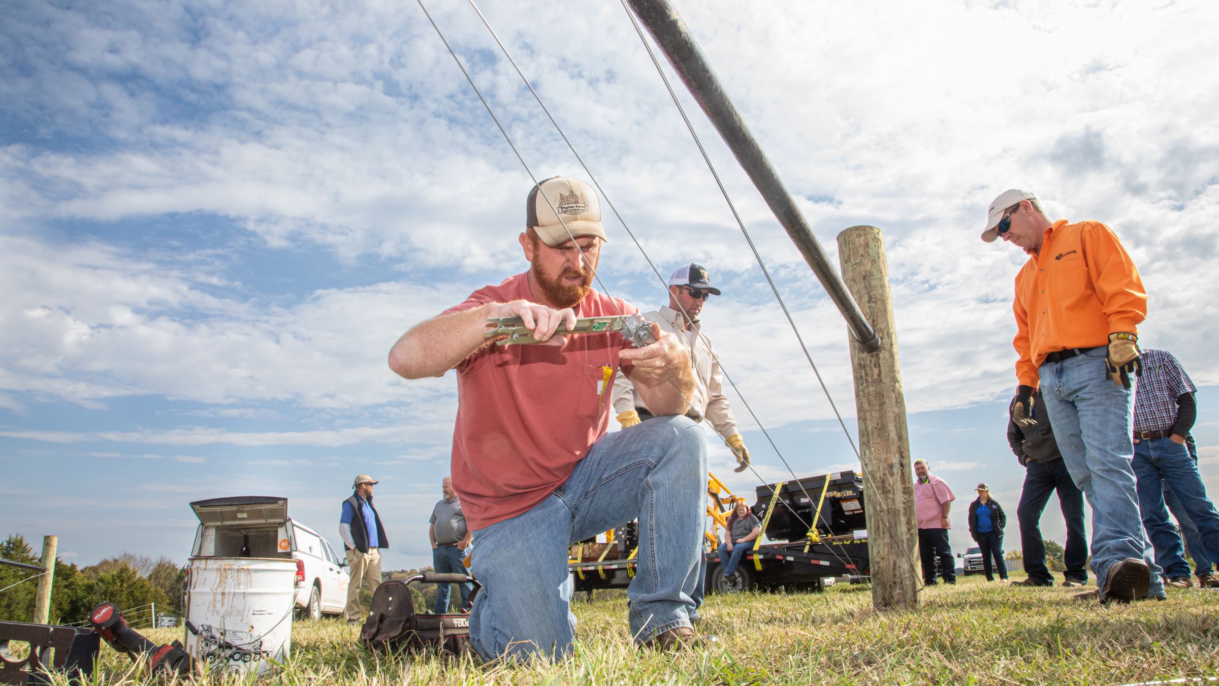 The Electric Fencing School While benefit producers at all stages. Photo by Steve Patton.