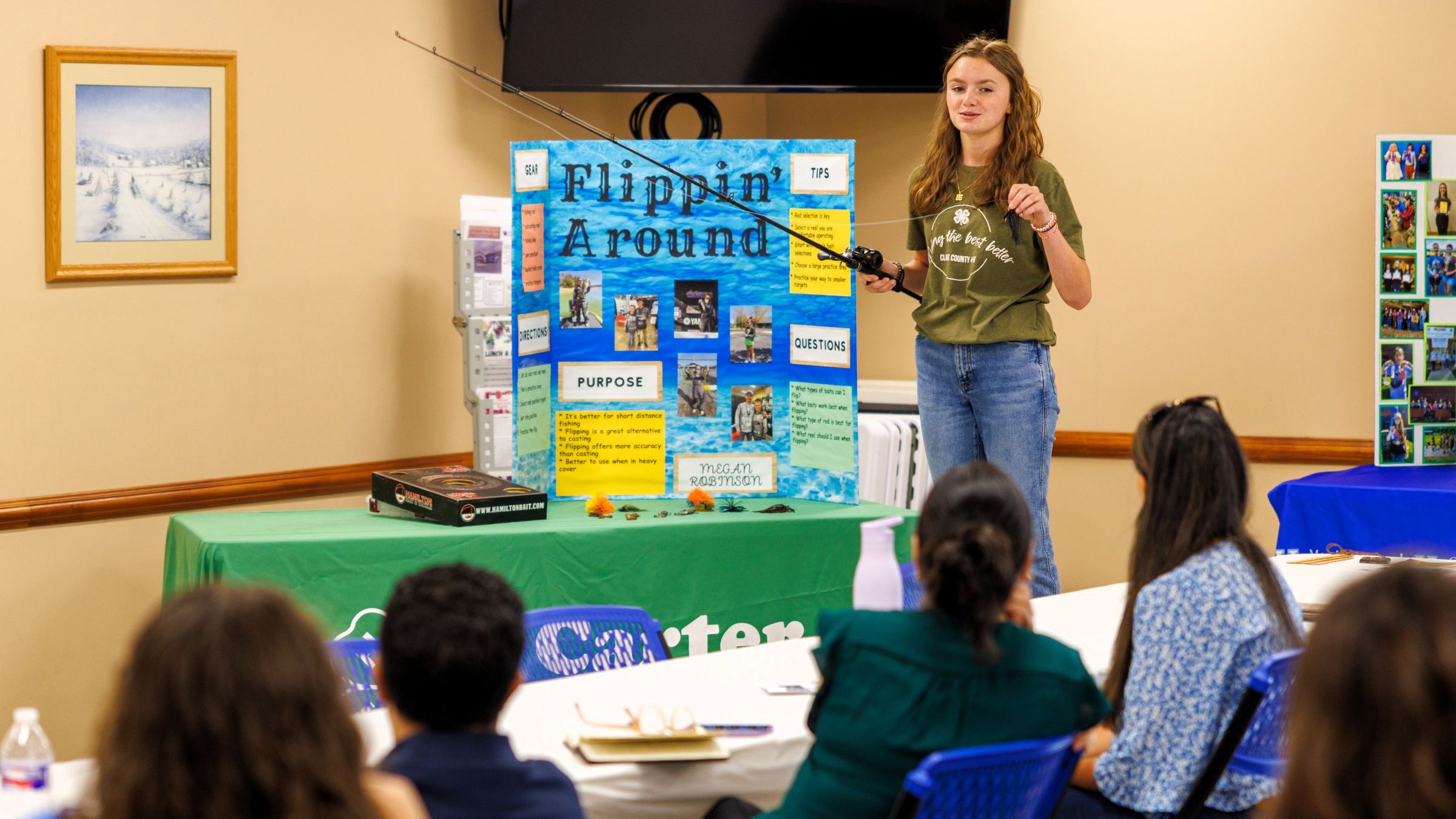 Local 4-H youth presentations gave participants an opportunity to learn more about the Kentucky 4-H youth program. Photo by Matt Barton.