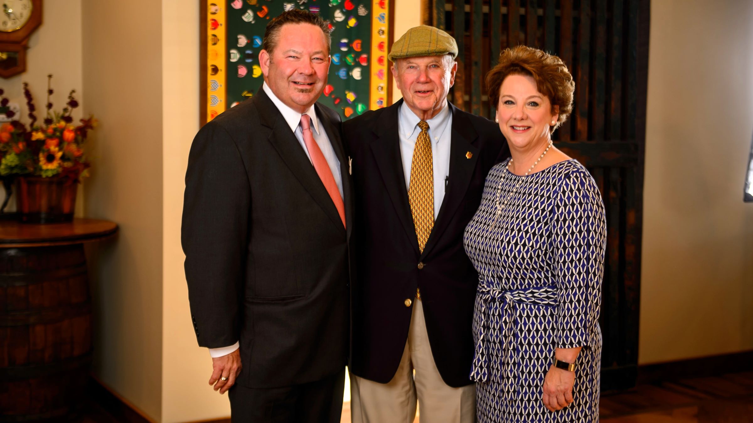 Bob Hall (center) pictured with son Lee Hall (left) and daughter Julia Hall (right). Picture provided by Julia Hall.