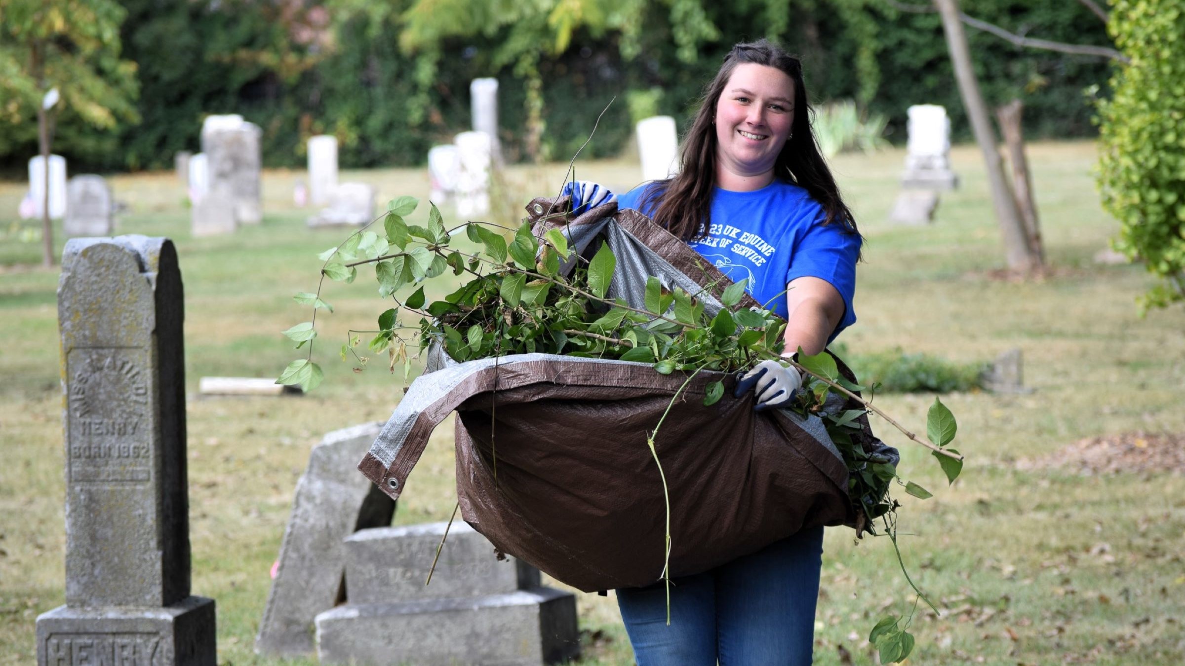 Volunteers can assist in maintaining the historic African Cemetery No. 2 site.