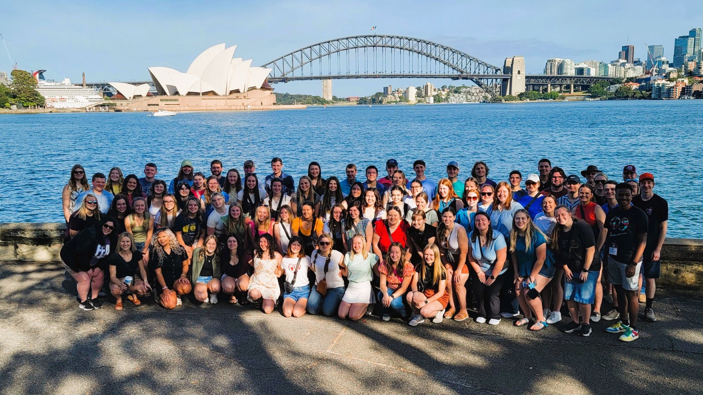 Casey Montgomery joined a group of 75 current, past state FFA officers in Australia, part of the International Leadership Seminar for State Officers. Photo provided by Casey Montgomery.