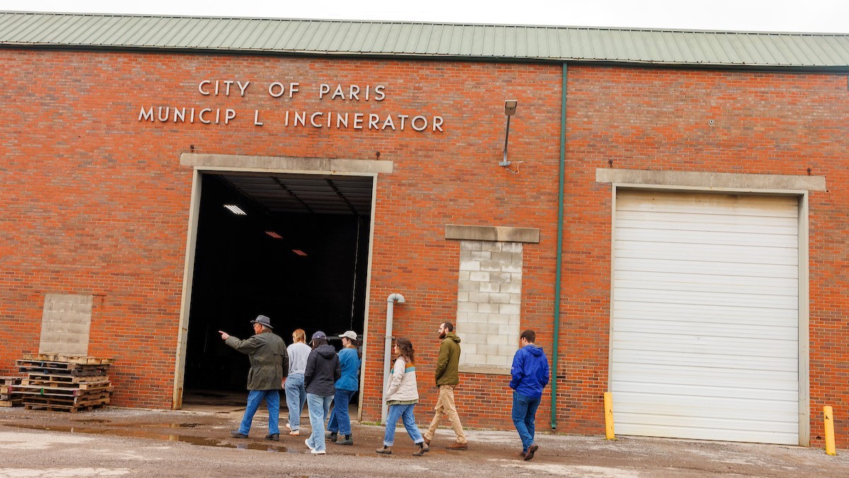 The city incinerator in Paris, Kentucky. Photo by Matt Barton.