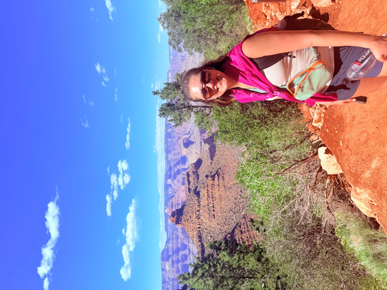 Angelina at the Grand Canyon. Picture provided by Angelina Sonoqui.
