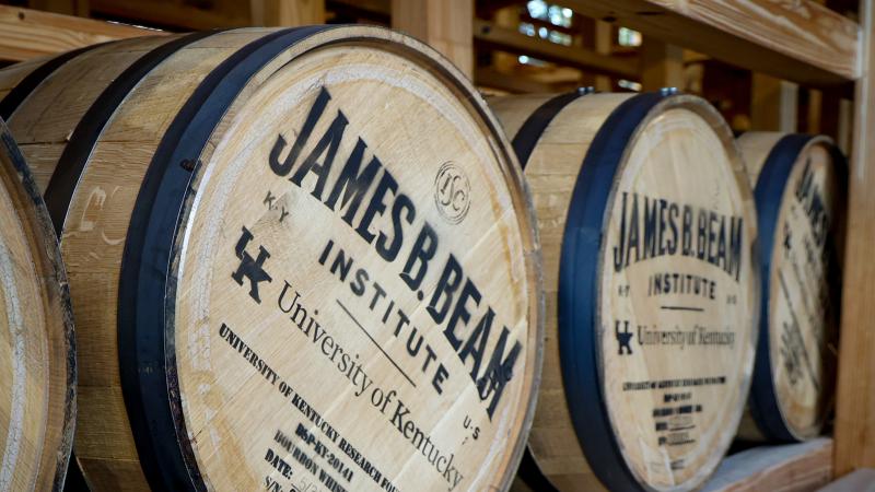 James B. Beam Institute for Kentucky Spirits barrels