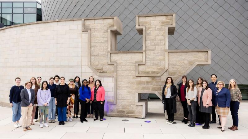 University of Kentucky Office of Land Grant Engagement first cohort awardees. Photo by Sabrina Hounshell.