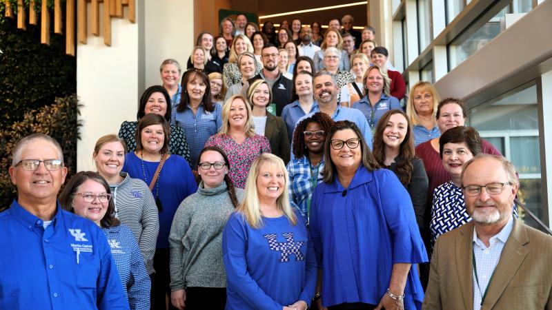 University of Kentucky Extension group picture at the Epsilon Sigma Phi (ESP) National Conference in Virginia Beach, VA. Photo provided by Michael Parrish with Virgnia Tech University.