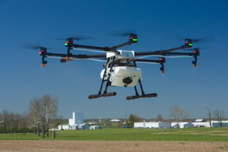 The workshop will help participants prepare for the FAA remote pilot certification test. Photo by Matt Barton, UK agricultural communications. 