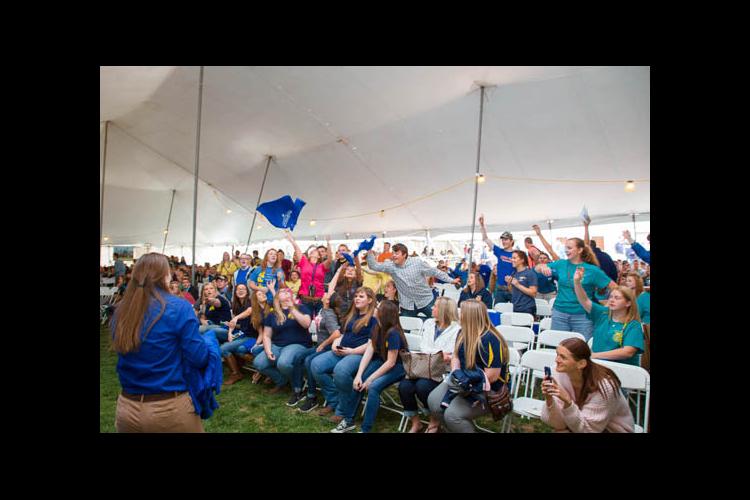 UK Field Day opening ceremony had a pep rally-like feel. 