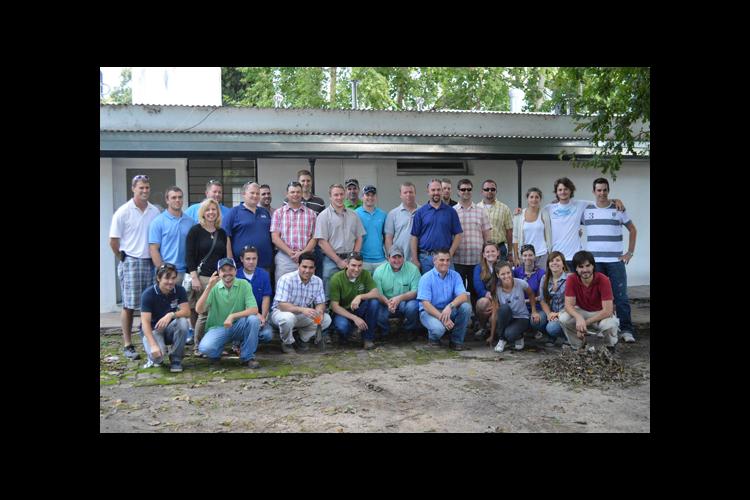 Participants on the trip to Argentina included UK grad students and farmers in the KyCGA's CORE Farmer Program. 