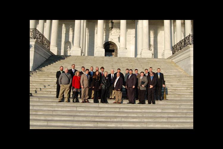 Early-career farmers and UK Extension agents visited Washington, D.C. 