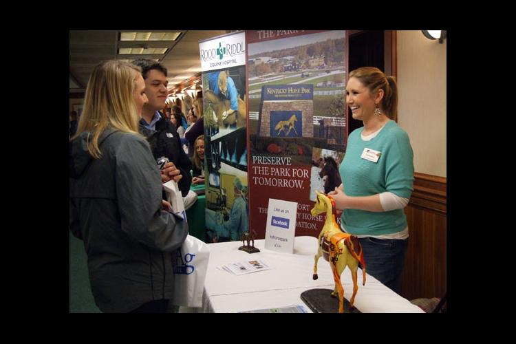 The 2013 UK Equine Career and Opportunity Fair had more than  220 student participants.
