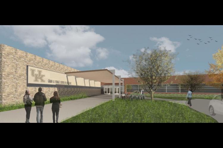 Artist rendering of UK Grain and Forage Center for Excellence and related research
