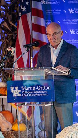 University of Kentucky President Eli Capilouto at the UK Research and Education Center at Princeton.