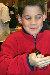 4-Hers overcame their fears of hissing cockroaches at the Buffet of Bugs.