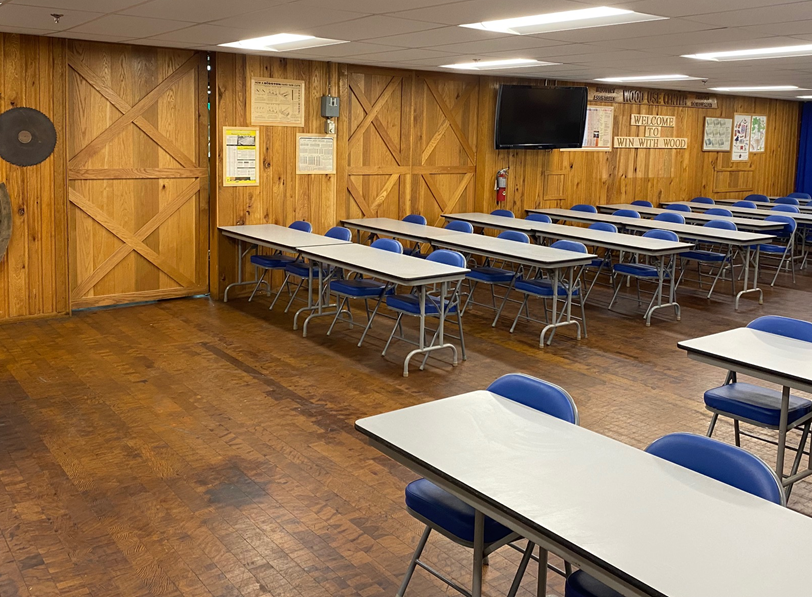 The Robinson Center has a new classroom for educational opportunities. 