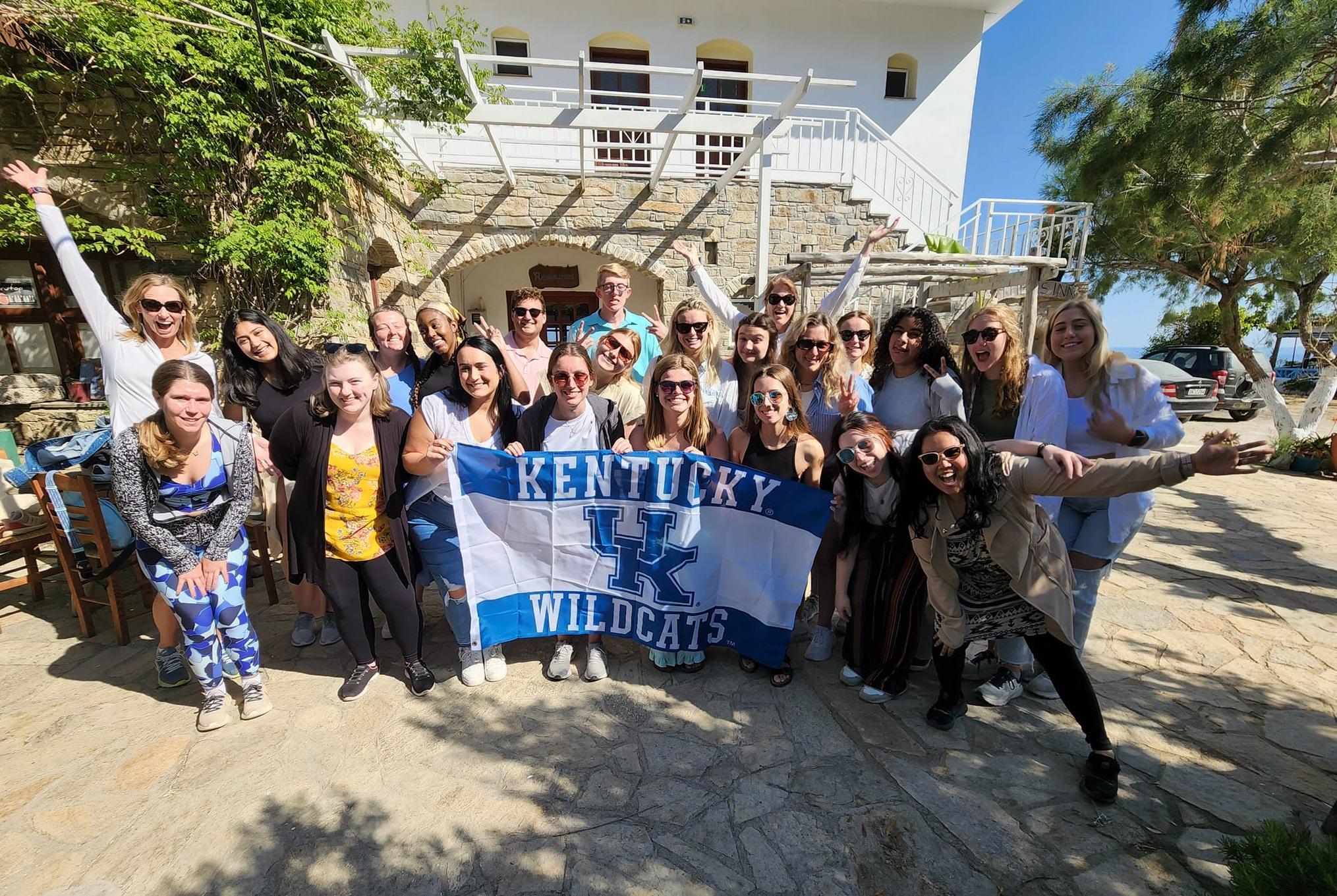 UK students learned about Blue Zone lifestyles in their recent trip to Greece.