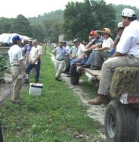 Tours are a traditional highlight of field day activities at UK's Robinson Station in east Kentucky.