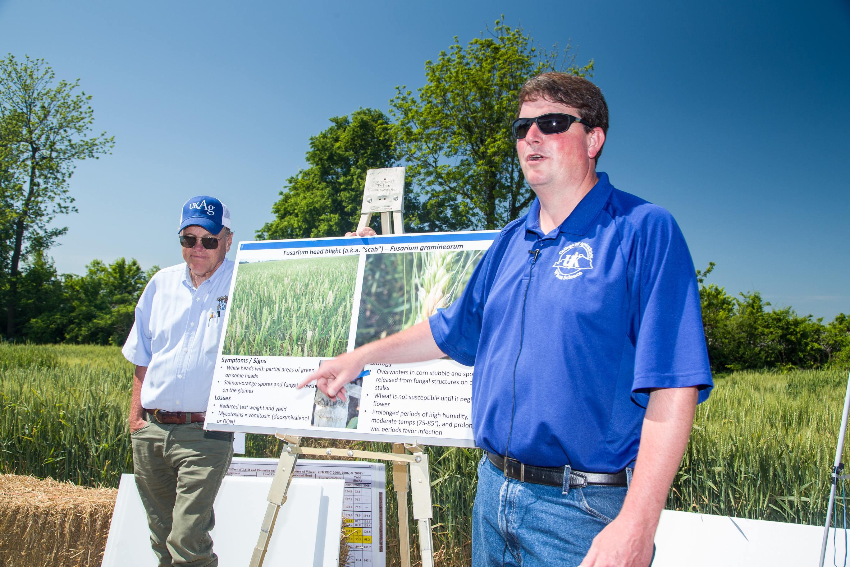 UK specialists help producers learn about the latest research and trends in wheat production.